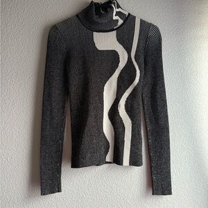 Black and White Women's Sweater